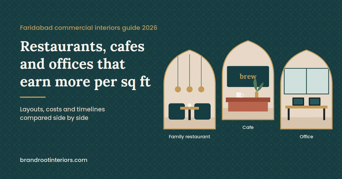 family restaurant interior Faridabad